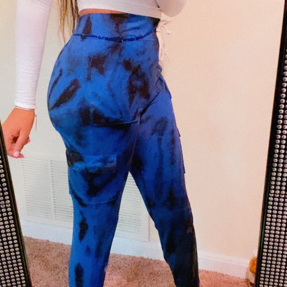 SOLD 🚫 Blue Tie-Dye Joggers